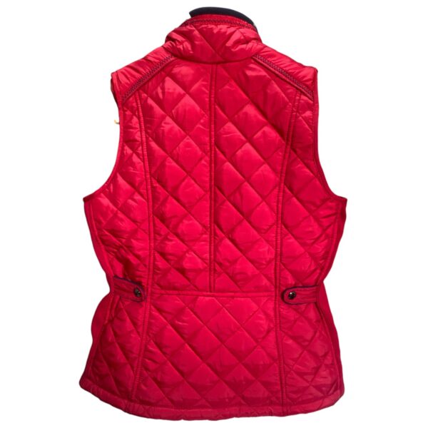 Cashew Flower Women's Quilted Vest Jacket Red - Image 3