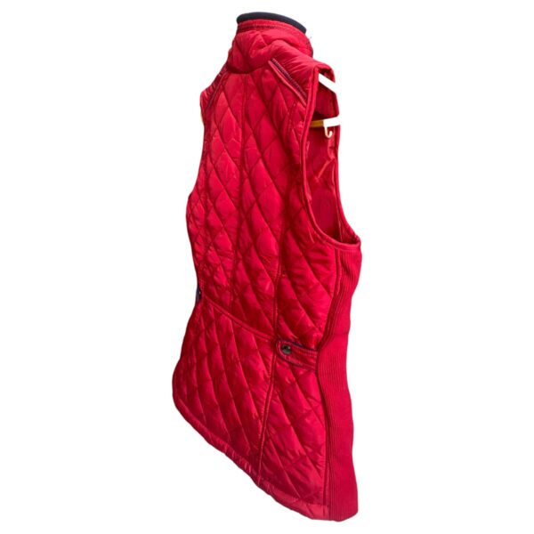 Cashew Flower Women's Quilted Vest Jacket Red - Image 2